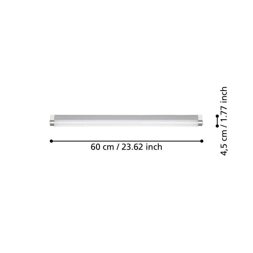 Eglo - Iluminación LED para espejos de baño LED/15,5W/230V IP44 60 cm