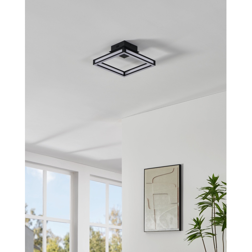 Eglo - Plafón LED LED/11,2W/230V negro