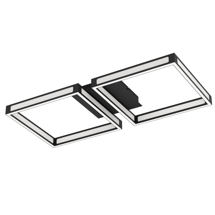 Eglo - Plafón LED 2xLED/11,2W/230V negro