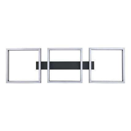 Eglo - Plafón LED 3xLED/11,2W/230V negro