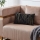 Eglo - Almohada decorativa 30x50 cm negro/dorado