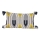 Eglo - Almohada decorativa 35x60 cm gris/amarillo