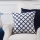 Eglo - Almohada decorativa 45x45 cm blanco/azul