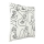 Eglo - Almohada decorativa 45x45 cm blanco/negro