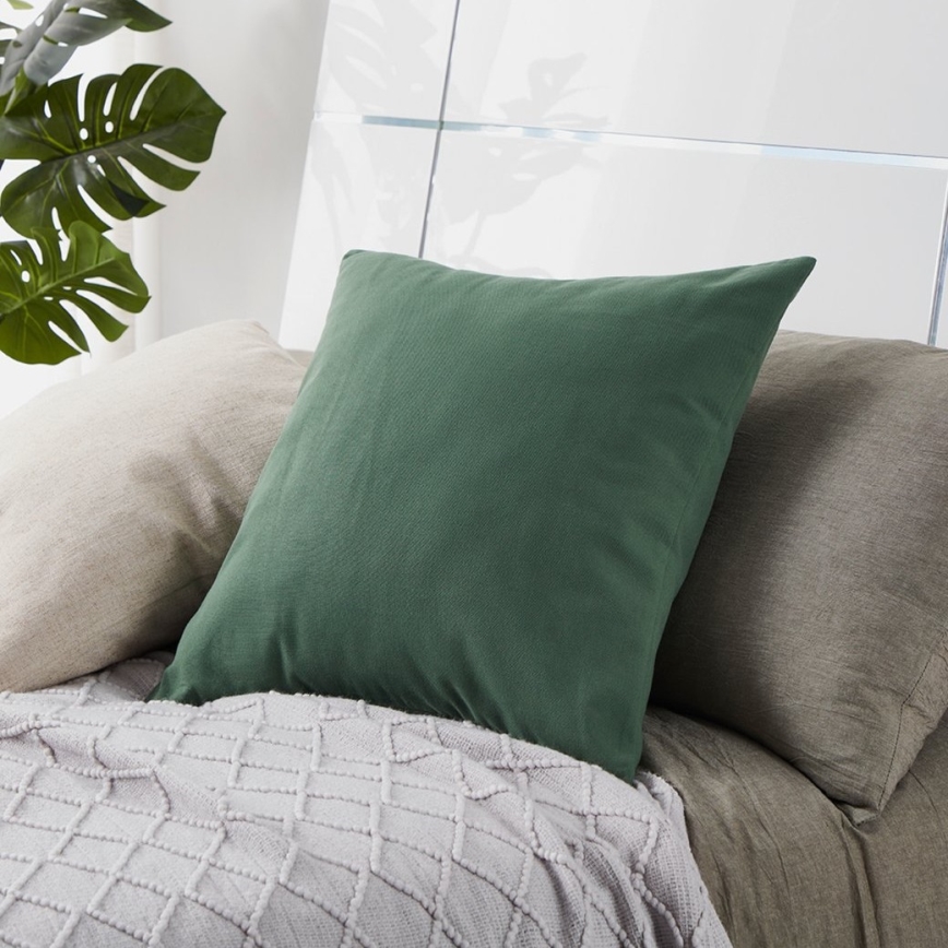 Eglo - Almohada decorativa 50x50 cm Verde