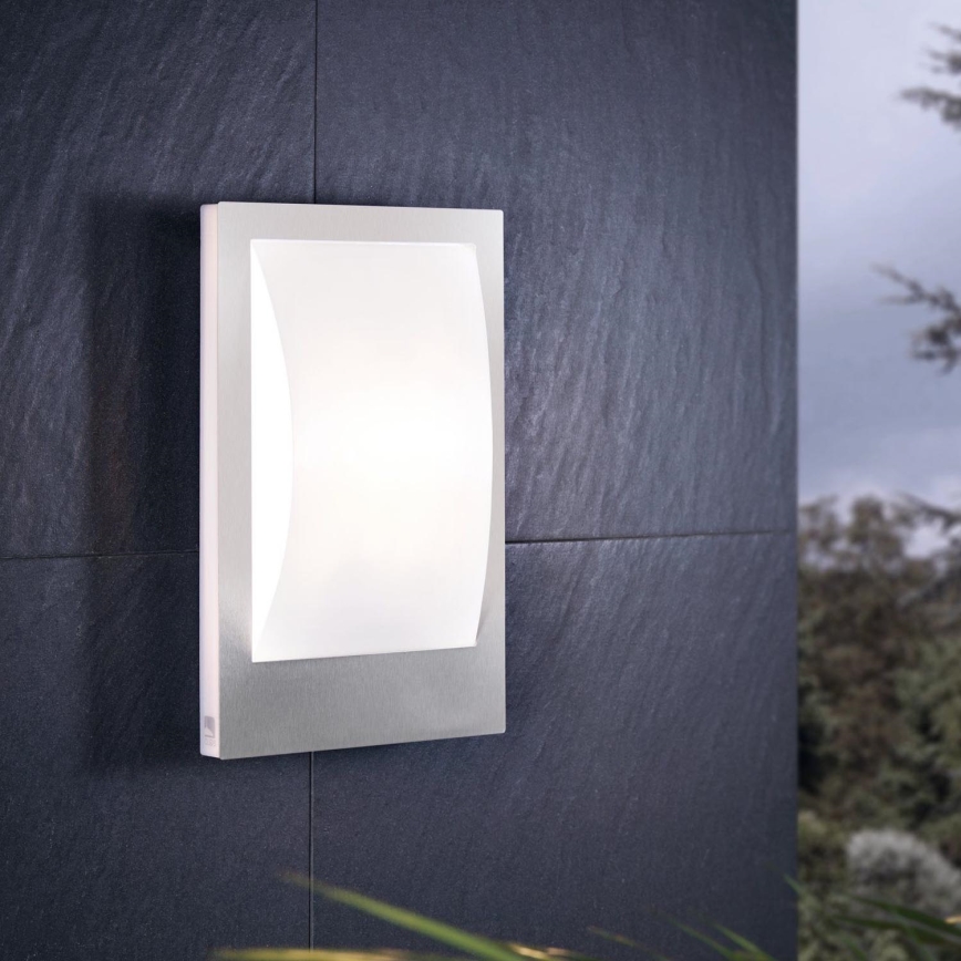 Eglo - Aplique de exterior LED regulable 1xE27/9W/230V IP44