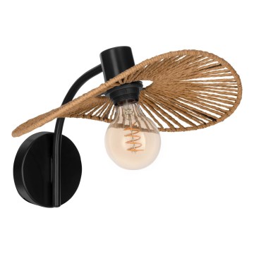 Eglo - Aplique de pared 1xE27/42W/230V marrón/negro