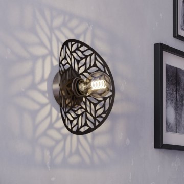 Eglo - Aplique de pared 1xE27/60W/230V bronce