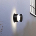 Eglo - Aplique de pared exterior LED/11W/230V negro IP65