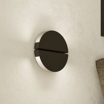 Eglo - Aplique de pared exterior LED/4,5W/230V 2700/4000/6500K IP44 negro