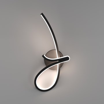 Eglo - Aplique de pared LED 12W/230V 2700/4000/6500K negro