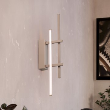 Eglo - Aplique de pared LED/12W/230V beige