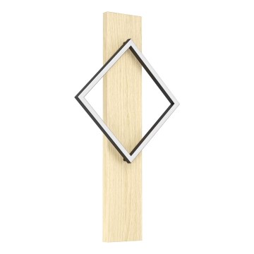 Eglo - Aplique de pared LED/13W/230V negro/beige