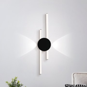 Eglo - Aplique de pared LED/20W/230V + LED/0,91W negro