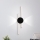 Eglo - Aplique de pared LED/20W/230V + LED/0,91W negro