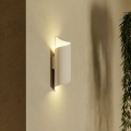 Eglo - Aplique de pared LED para exteriores 2xLED/4W/230V IP44, blanco