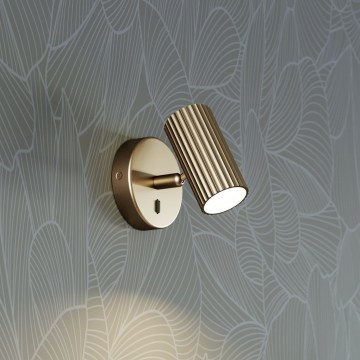 Eglo - Aplique de pared tipo spot 1xGU10/5W/230V dorado