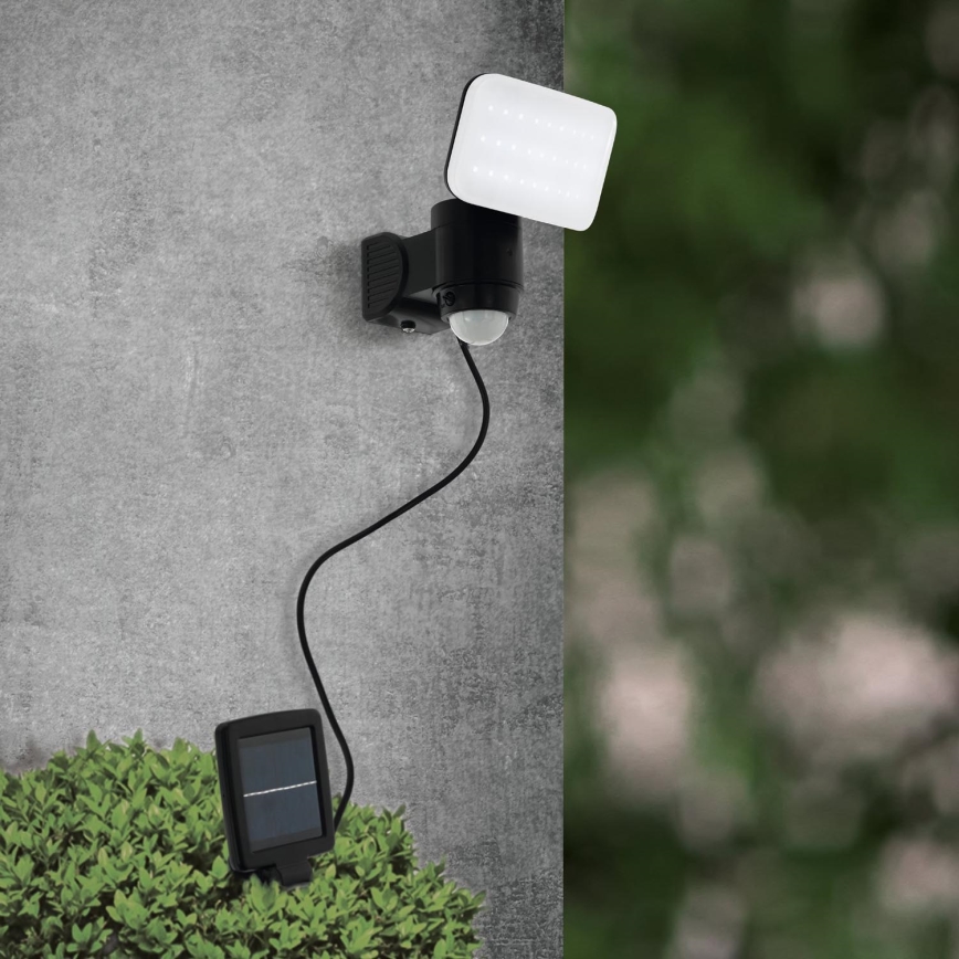 Eglo - Aplique LED solar con sensor LED/3,7V 1800 mAh IP44