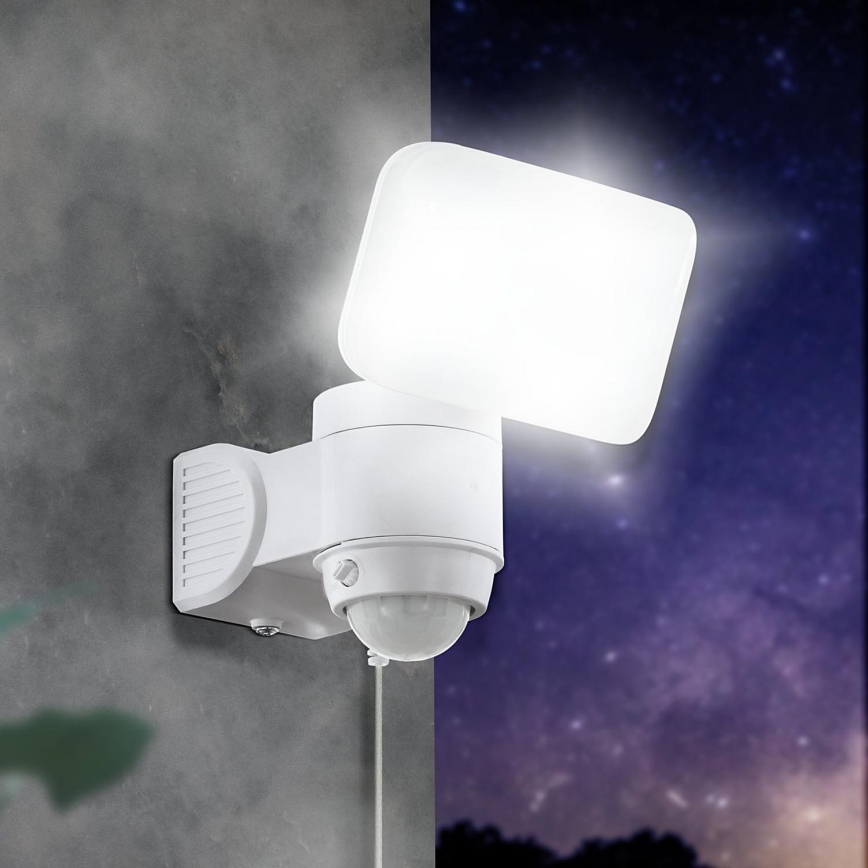 Eglo - Aplique LED solar con sensor LED/3,7V 1800 mAh IP44