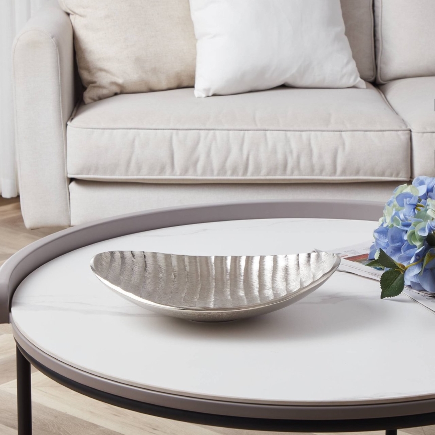 Eglo - Bandeja decorativa 18,5x26 cm plata