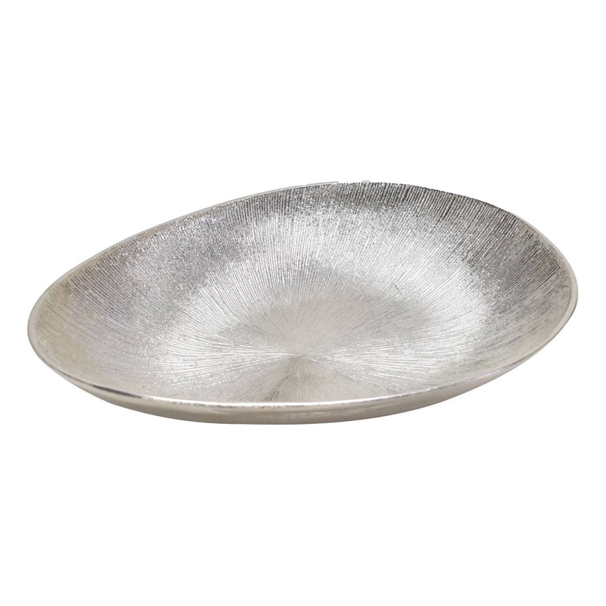 Eglo - Bandeja decorativa 24,5x34,5 cm plata