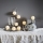 Eglo - Cadena de luces de Navidad LED 10xLED/3xAA 2,75m blanco/plata