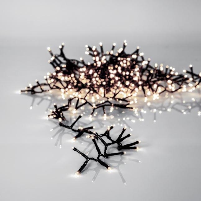 Eglo - Cadena de luces LED exterior para Navidad 800xLED 16m IP44 blanco cálido