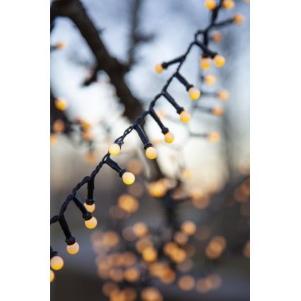 Eglo- Cadena de Navidad LED para exteriores 700xLED/1 función 19m IP44 blanco cálido