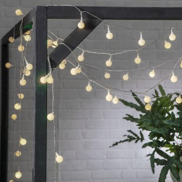 Eglo - Cadena decorativa LED para exterior 50xLED/0,066W/4,5V IP44