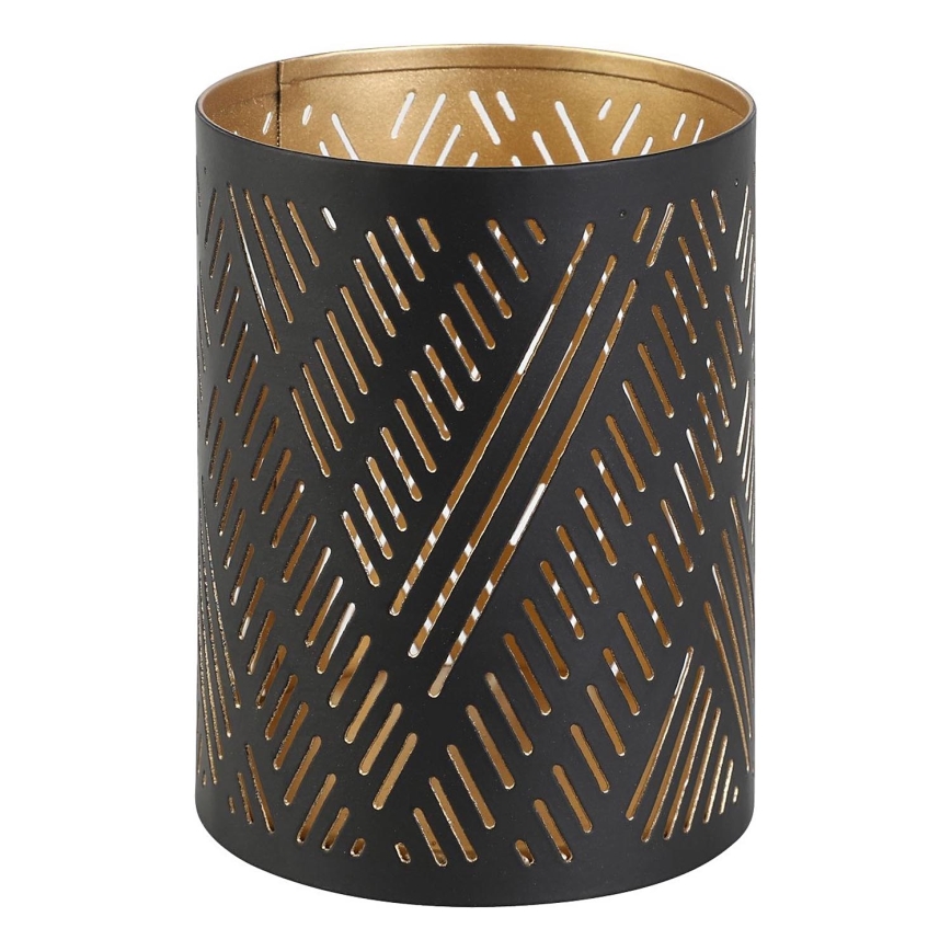 Eglo - Candelabro 10x7,5 cm negro/dorado
