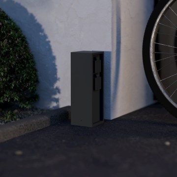 Eglo - Columna de enchufes para exterior IP54 SCHUKO antracita