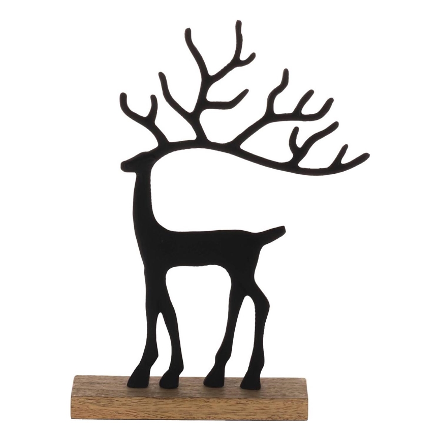 Eglo - Decoración 25,5x18,5 cm ciervo/negro