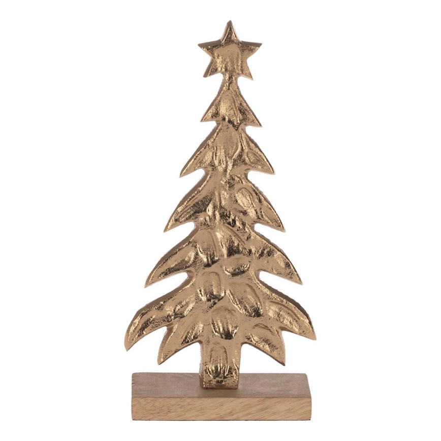 Eglo - Decoración de Navidad 27x13 cm árbol/dorado