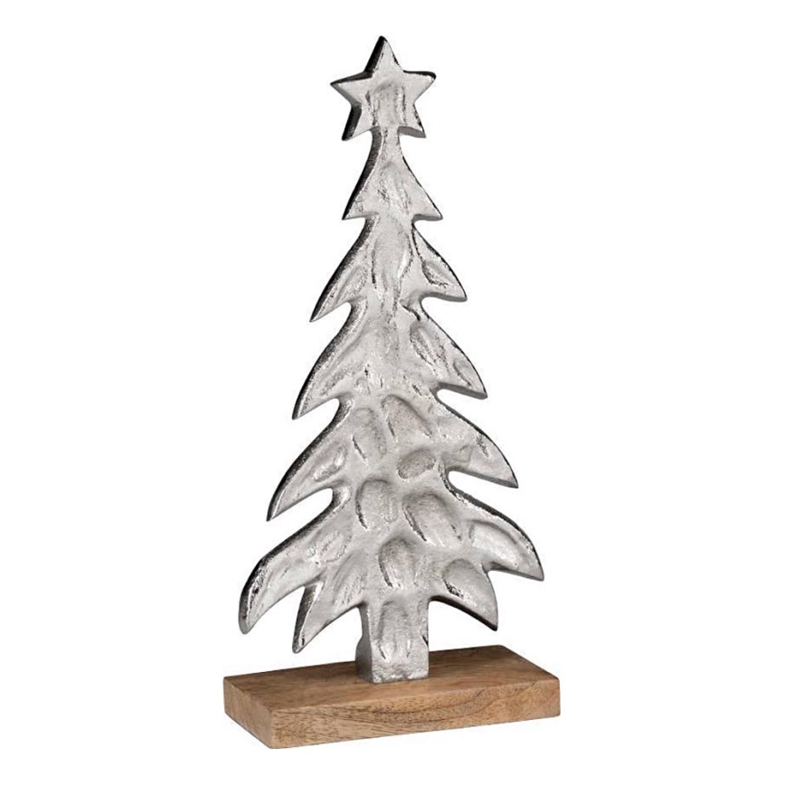 Eglo - Decoración de Navidad 27x13 cm árbol/plata