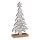 Eglo - Decoración de Navidad 27x13 cm árbol/plata
