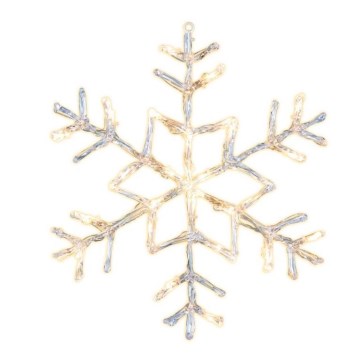 Eglo - Decoración navideña LED para exterior 24xLED/0,066W/24/230V IP44, blanco cálido