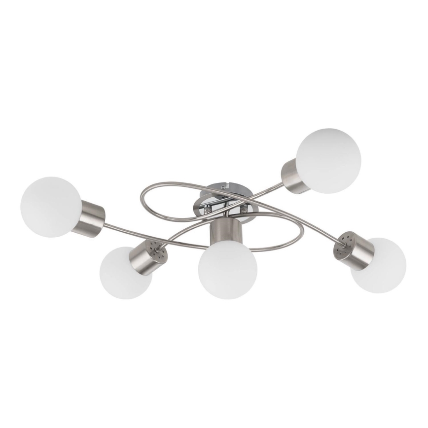 Eglo/Edi Light 54686 - Lámpara de techo LED 5xE14/6W/230V cromo mate
