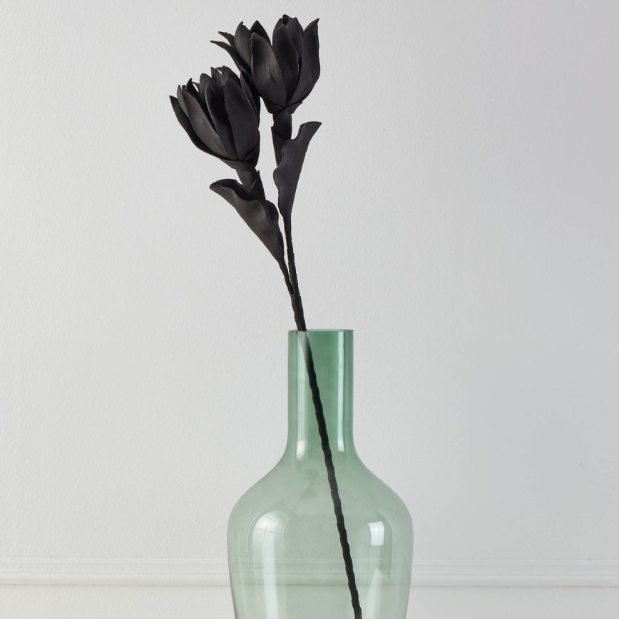 Eglo - Flor artificial 90 cm negro