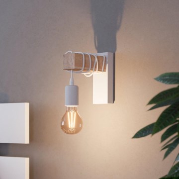 Eglo - Foco de pared TOWNSHEND 1xE27/10W/230V