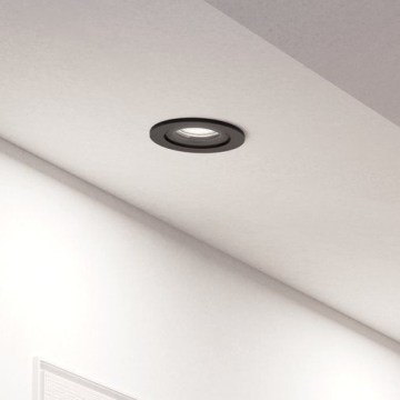 Eglo - Foco empotrado LED 1xGU10/4,5W/230V negro