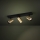 Eglo - Foco LED 3xGU10/4,5W/230V 3000K negro/dorado
