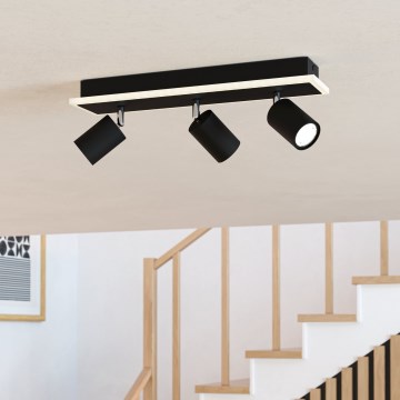 Eglo - Foco LED LED/20W/230V negro