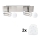 Eglo - Foco LED MY CHOICE 2xE14/4W/230V cromo mate/blanco