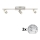 Eglo - Foco LED MY CHOICE 3xE14/40W/230V cromo mate/blanco/negro