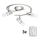 Eglo - Foco LED MY CHOICE 3xE14/4W/230V  cromo mate/blanco