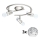 Eglo - Foco LED MY CHOICE 3xE14/4W/230V  cromo mate/blanco/negro