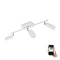 Eglo - Foco LED RGB PALOMBARE-C 3xLED/5W/230V