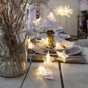 Eglo - Guirnalda LED 10 luces, 2,1 m, blanco cálido