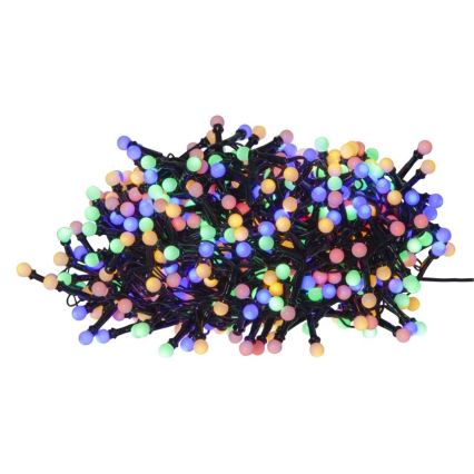 Eglo 472-53 - Cadena de luces navideñas LED para exterior BERRY MINI 700 LEDs/8 funciones, 19 m, multicolor, IP44