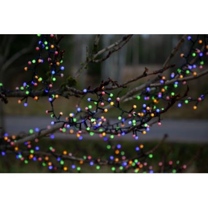 Eglo 472-53 - Cadena de luces navideñas LED para exterior BERRY MINI 700 LEDs/8 funciones, 19 m, multicolor, IP44